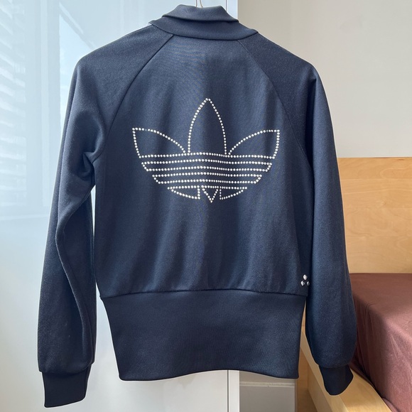 adidas Jackets & Blazers - Y2K Adidas Black Firebird Jewel Track Jacket - XS
